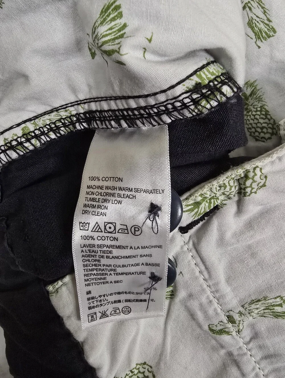 Tommy Bahama Survivor Cargo Shorts Mens 2XT 8” Black Cotton Summer Elastic Waist